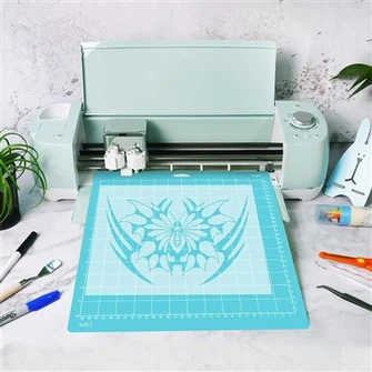 Tapete cortador de vinilo adhesivo con luz azul